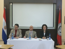 Mesa de Honor en la inauguración oficial del CEVUNA.